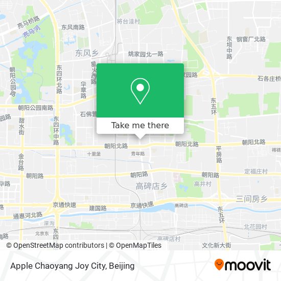 Apple Chaoyang Joy City map
