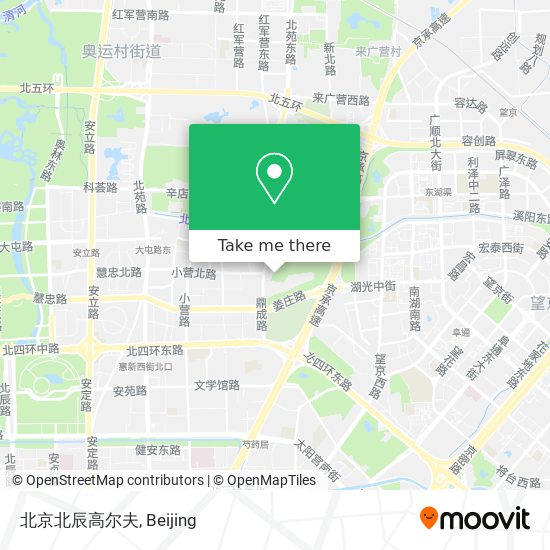 北京北辰高尔夫 map