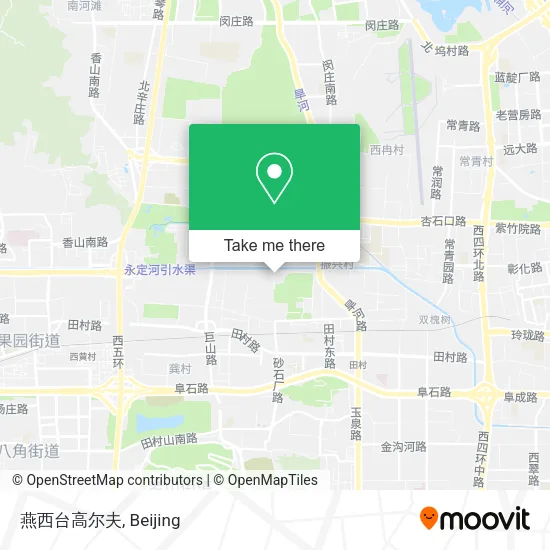 燕西台高尔夫 map