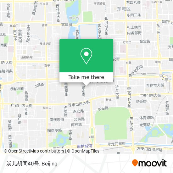 炭儿胡同40号 map