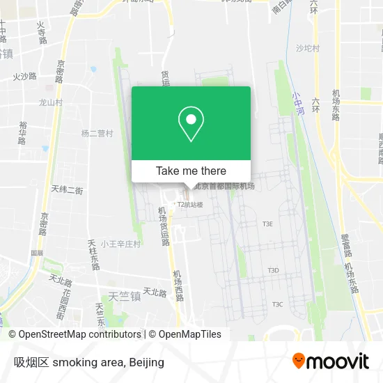 吸烟区 smoking area map