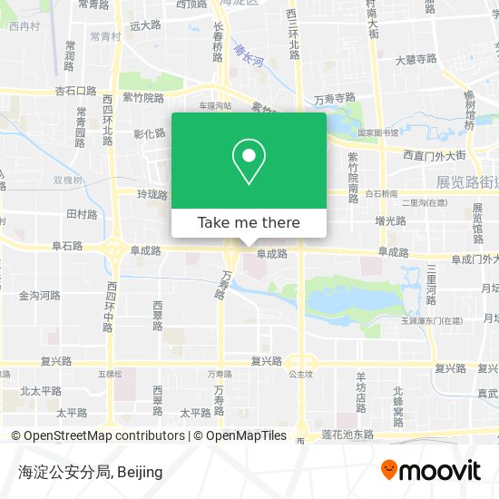 海淀公安分局 map