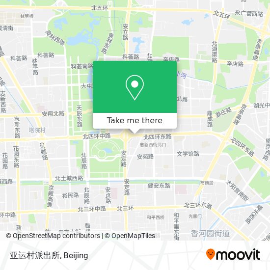亚运村派出所 map