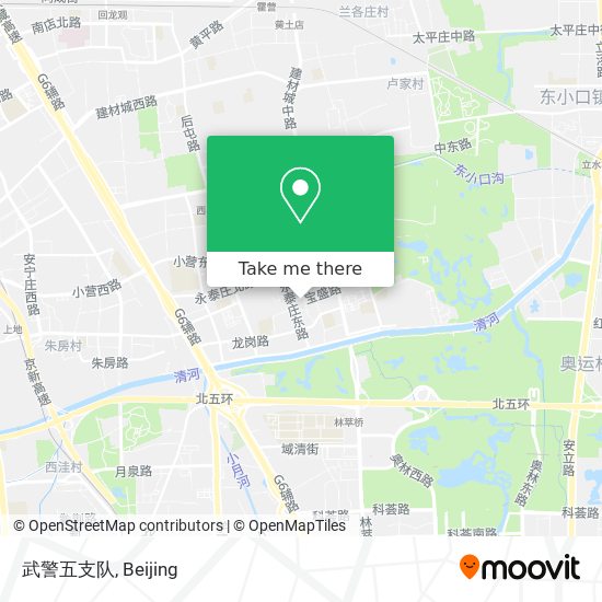 武警五支队 map