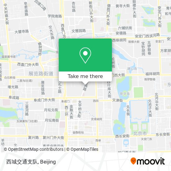 西城交通支队 map