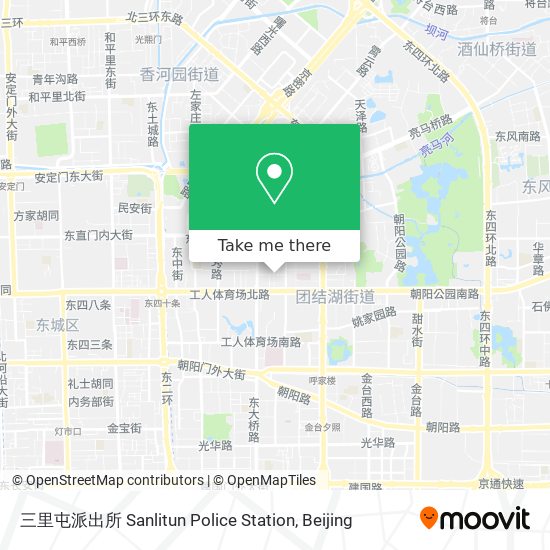 三里屯派出所 Sanlitun Police Station map