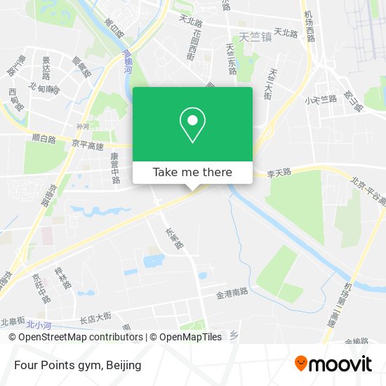 Four Points gym map