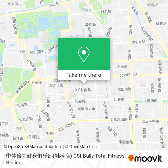 中体倍力健身俱乐部(融科店) CSI-Bally Total Fitness map