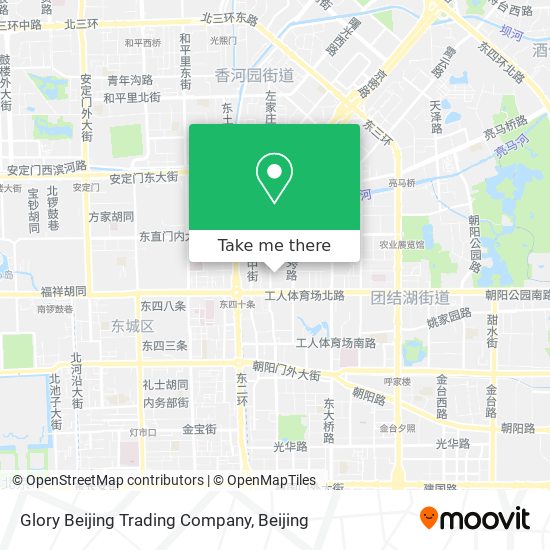 Glory Beijing Trading Company map