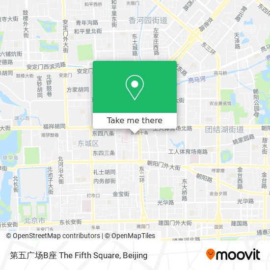第五广场B座 The Fifth Square map