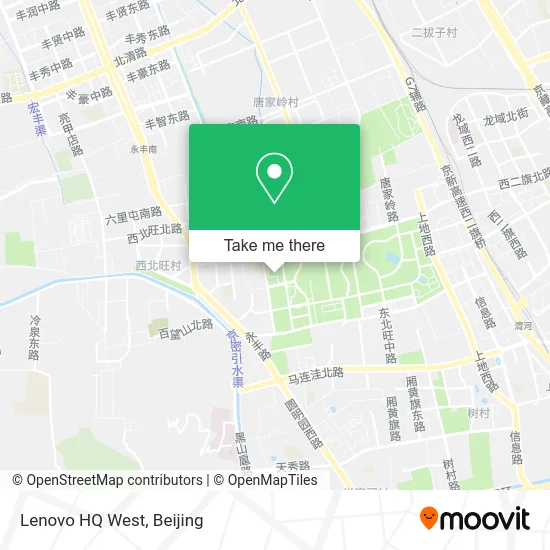Lenovo HQ West map