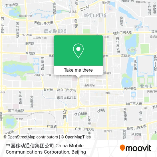 中国移动通信集团公司 China Mobile Communications Corporation map