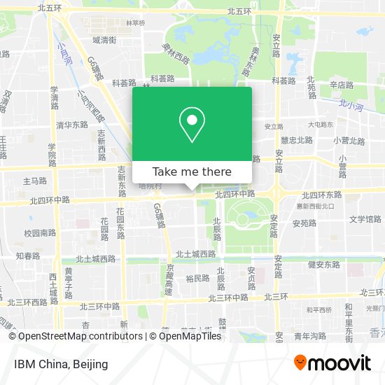 IBM China map