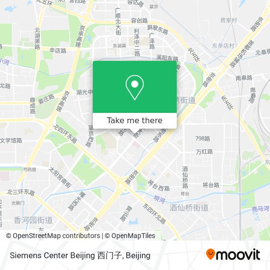 Siemens Center Beijing 西门子 map