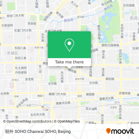 朝外 SOHO Chaowai SOHO map