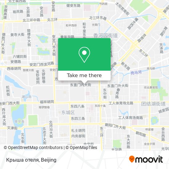 Крыша отеля map