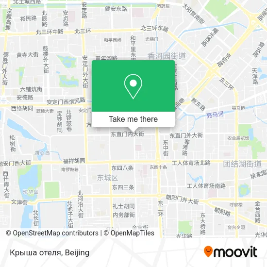 Крыша отеля map