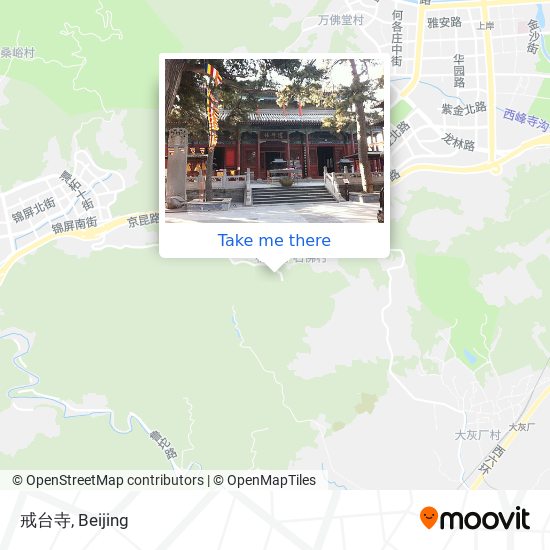 戒台寺 map