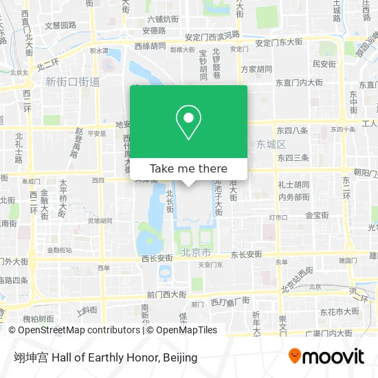 翊坤宫 Hall of Earthly Honor map