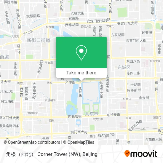 角楼（西北） Corner Tower (NW) map