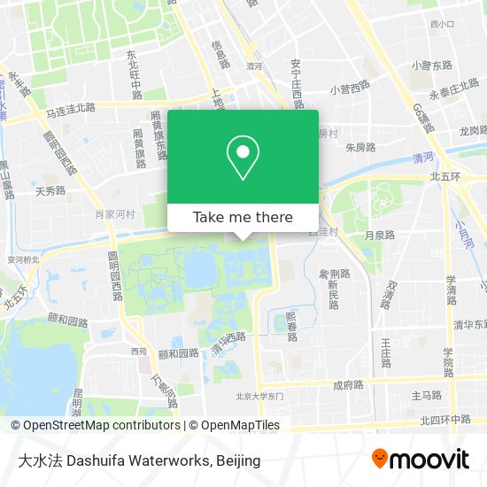 大水法 Dashuifa Waterworks map