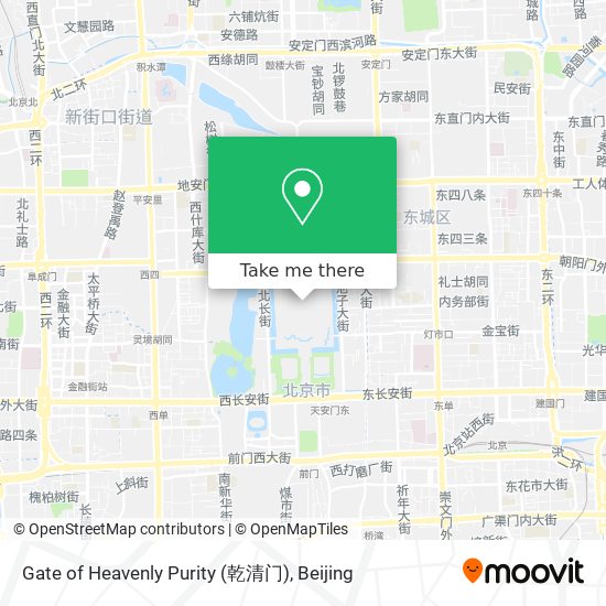 Gate of Heavenly Purity (乾清门) map