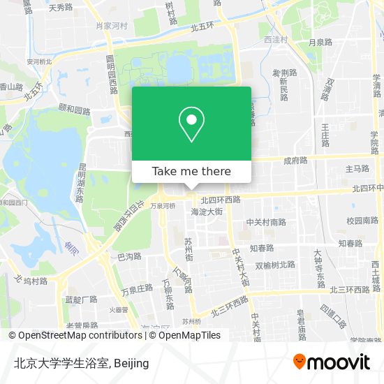 北京大学学生浴室 map