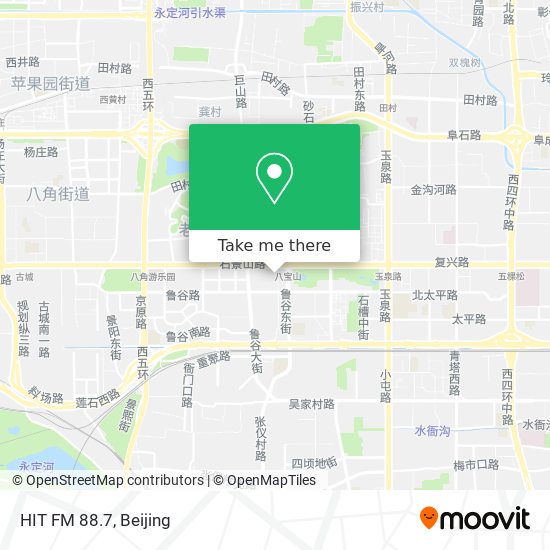 HIT FM 88.7 map