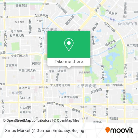 Xmas Market @ German Embassy map