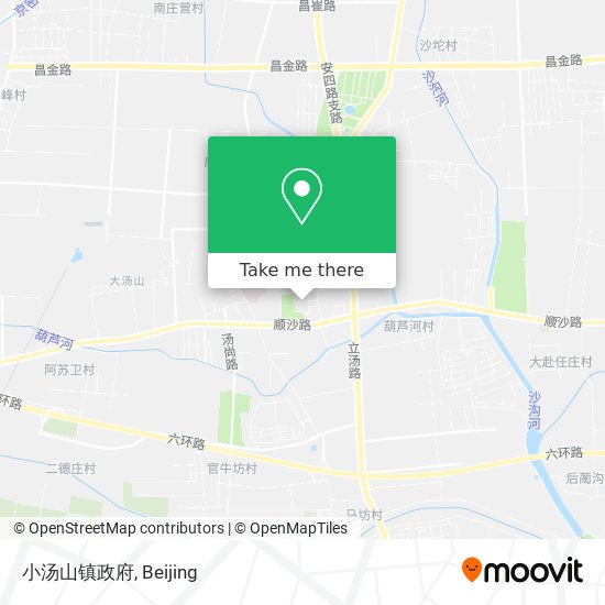 小汤山镇政府 map