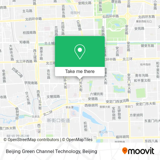 Beijing Green Channel Technology map