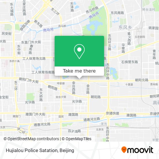Hujialou Police Satation map