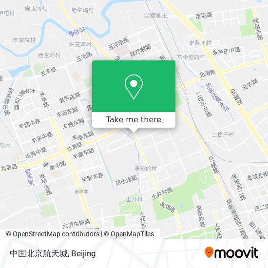 中国北京航天城 map