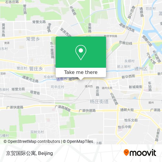 京贸国际公寓 map