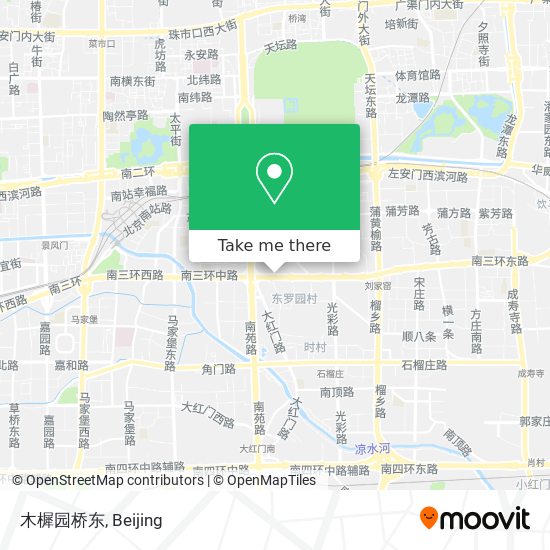 木樨园桥东 map
