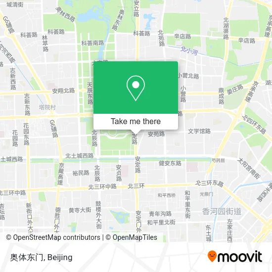 奥体东门 map