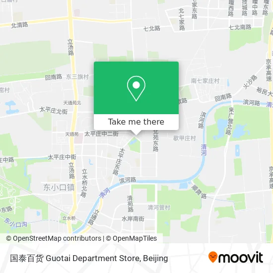 国泰百货 Guotai Department Store map