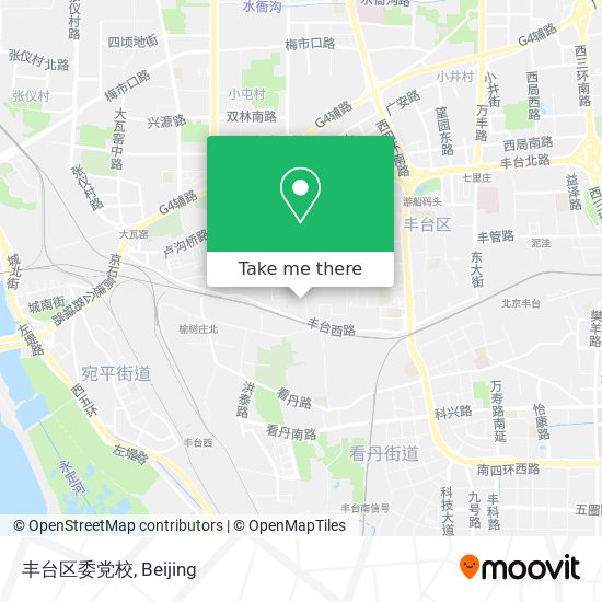 丰台区委党校 map
