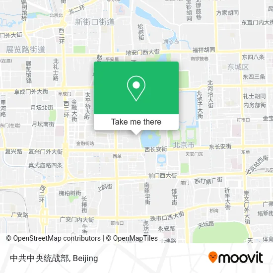 中共中央统战部 map