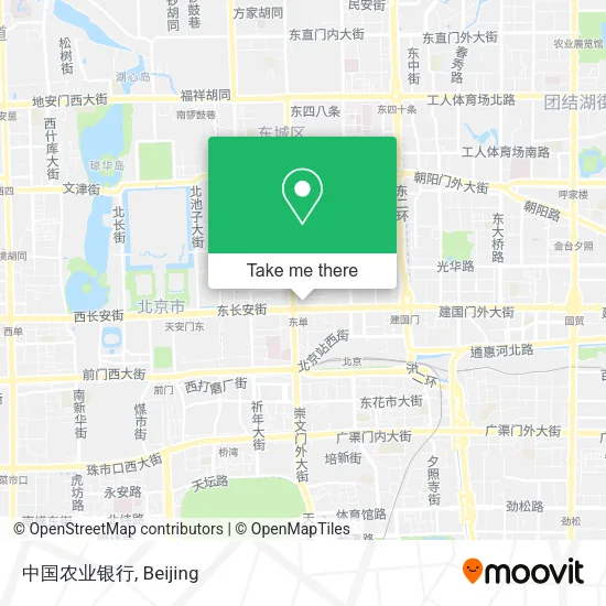 中国农业银行 map