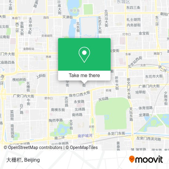 大栅栏 map