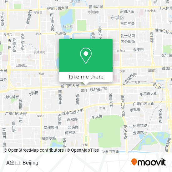 A出口 map
