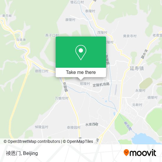 祾恩门 map