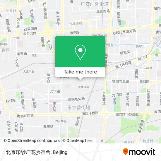 北京印钞厂花乡宿舍 map