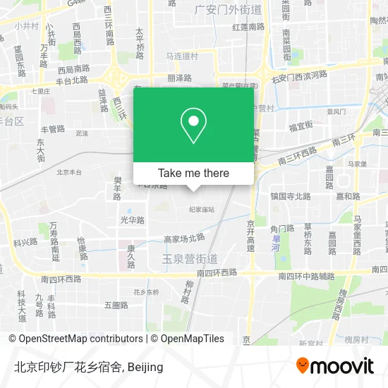 北京印钞厂花乡宿舍 map