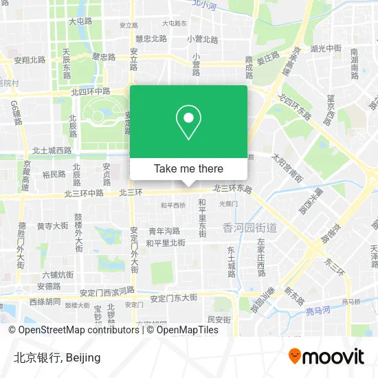 北京银行 map