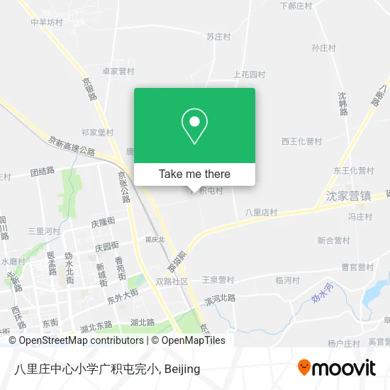 八里庄中心小学广积屯完小 map