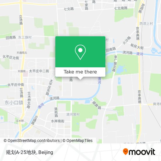 规划A-25地块 map