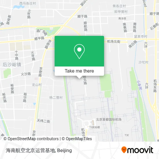 海南航空北京运营基地 map