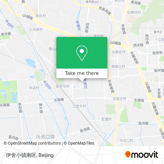 伊舍小镇南区 map